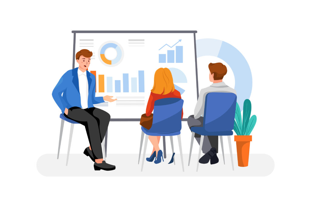 crm champion leading a crm user adoption training session