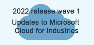 Microsoft Cloud for Industry 2022 Wave 1 Updates