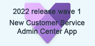 Wave 1 2022 Dynamics 365 Customer Service App